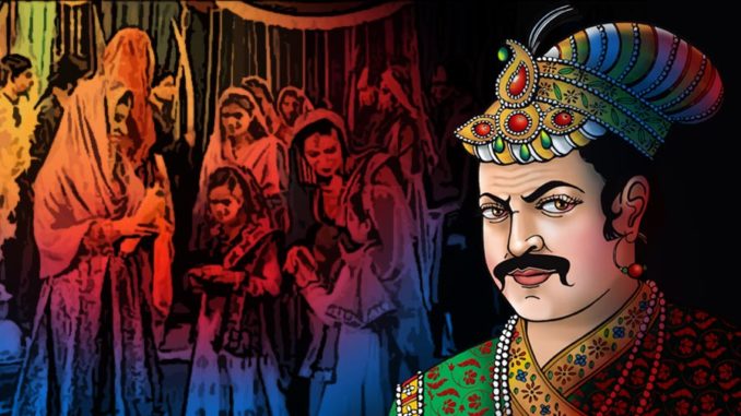 Unconscious response to Akbar's hunger-hungry reply