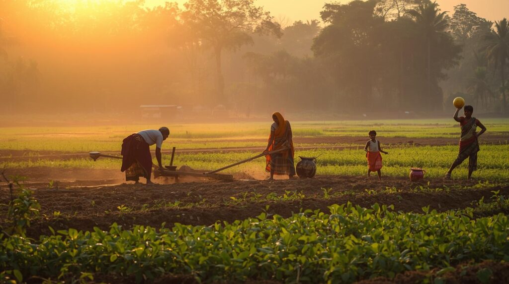 Hard Work in the Fields A Heartwarming Village Tale