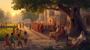 True Happiness In Village Life