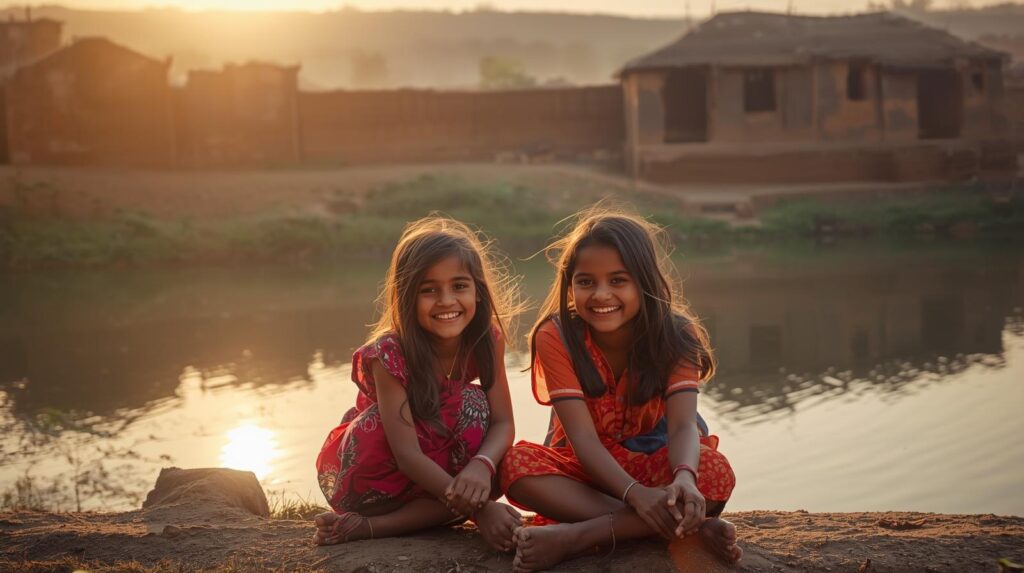 Two Best Friends in the Village