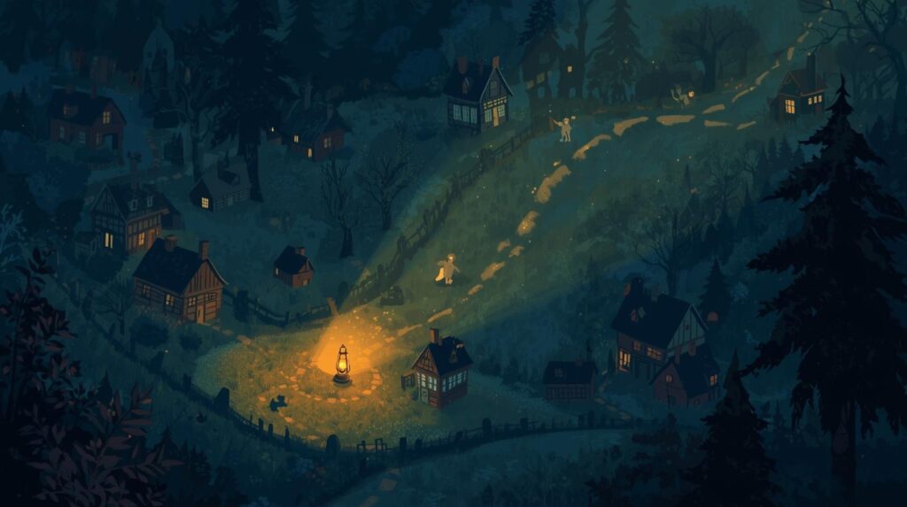 Inspirational Story of a Lamp and Darkness